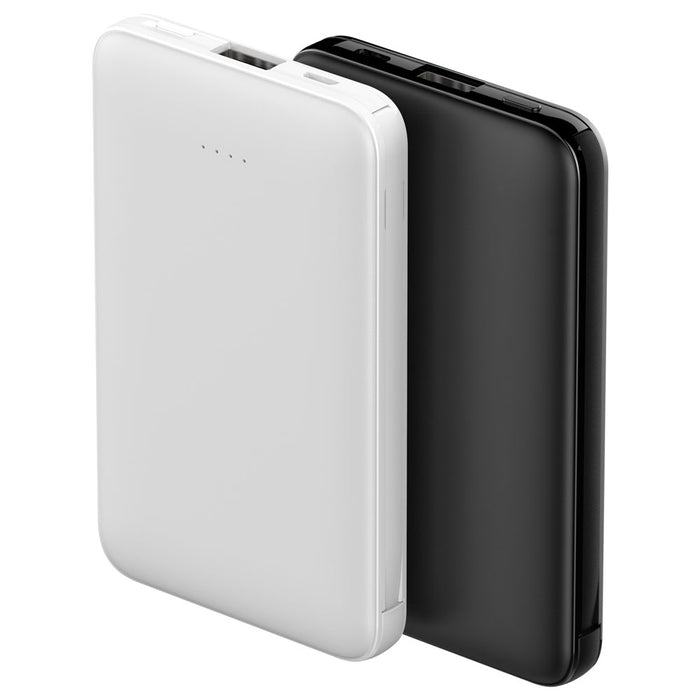 C0510 - Solid 5000mAh Powerbank with Dual Output Cables Built-in